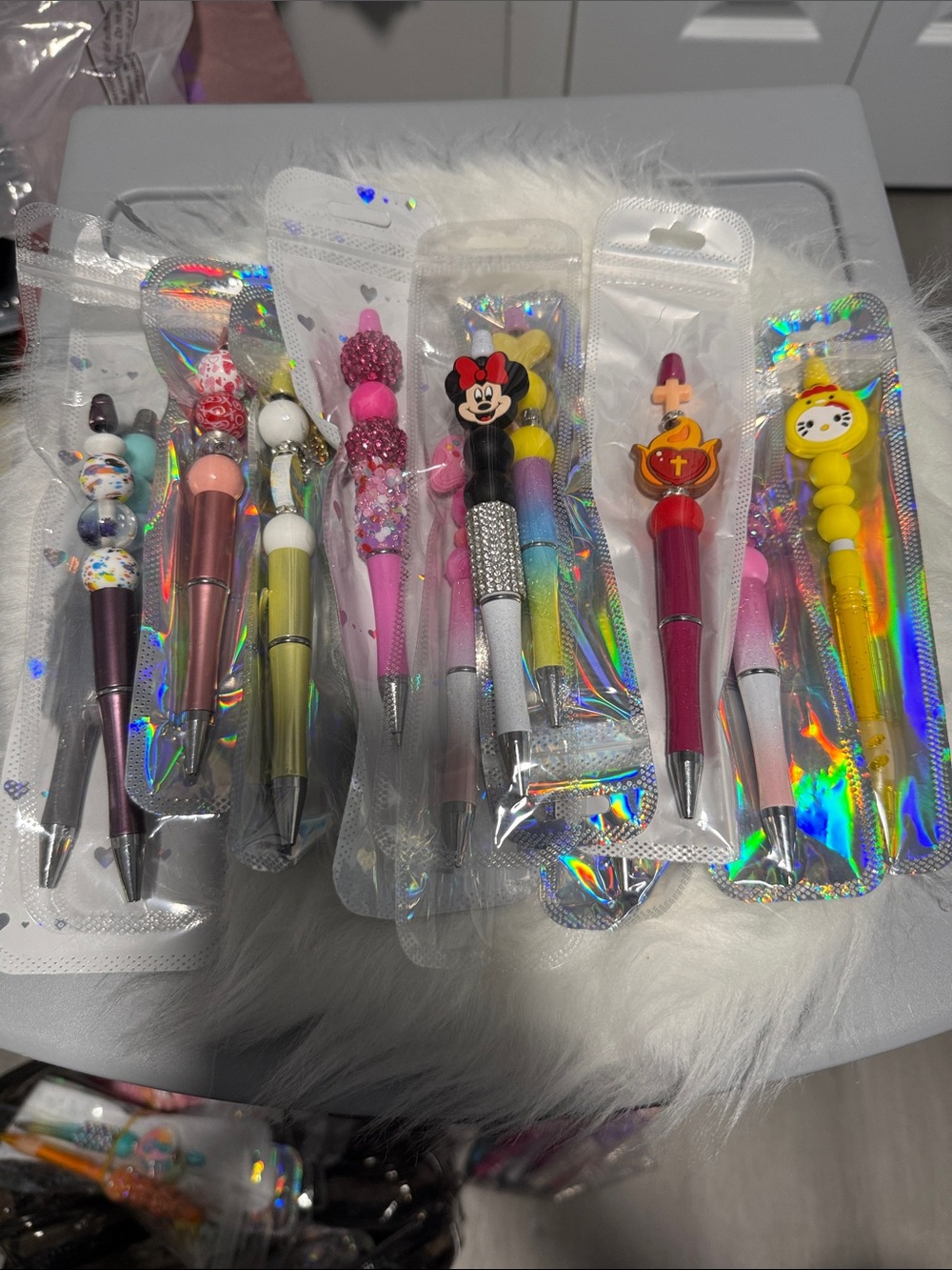 Assorted Novelty Character Ballpoint Pens - Multicolor Set